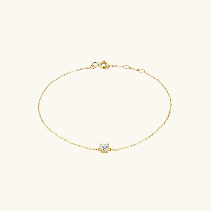 Solo-Armband mit runden Diamanten