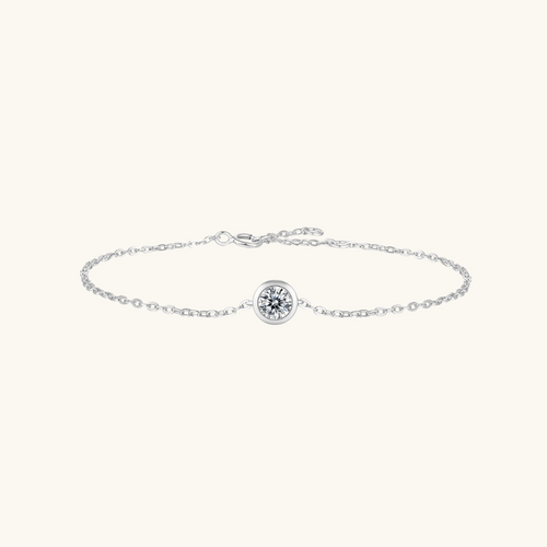Solo Moissanite Diamant Armband