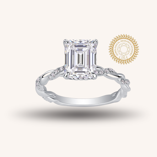Luxury 5 Carat Round Cut Moissanite Engagement Ring(12)