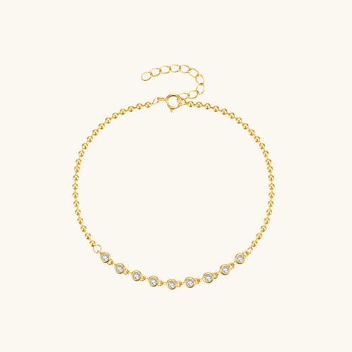 Pavé-Diamant-Perlenarmband