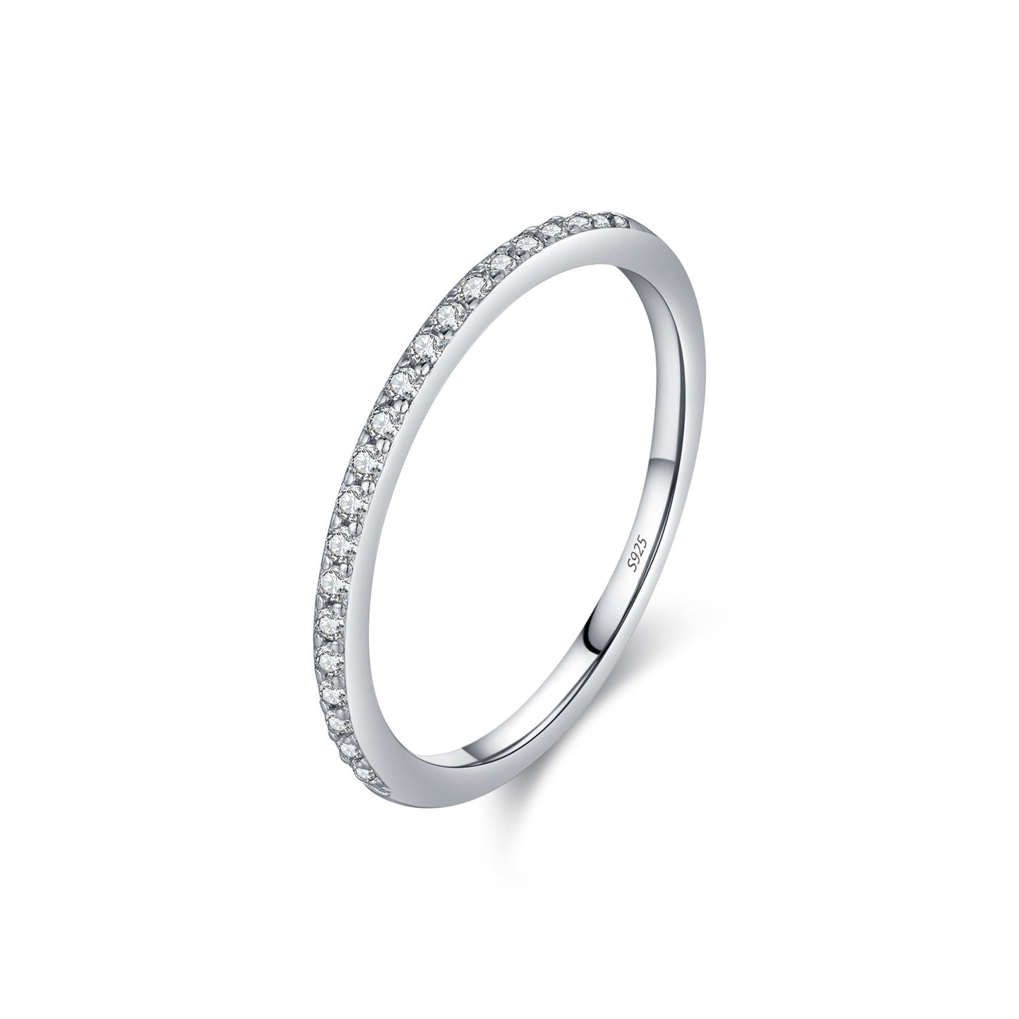 Moissanite Diamonds Team Ring