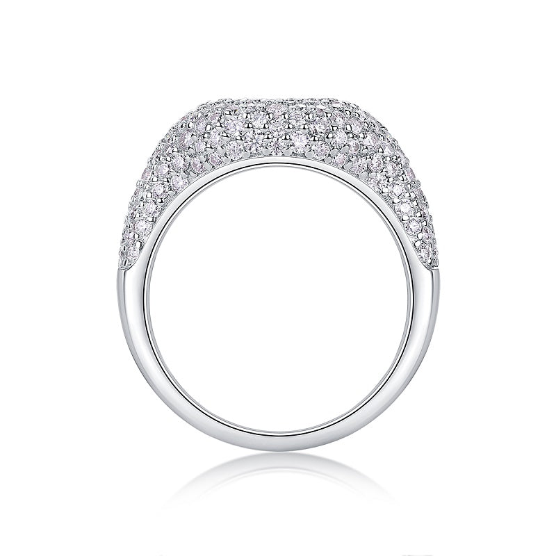 Luxury 5 Carat Round Cut Moissanite Engagement Ring(10)