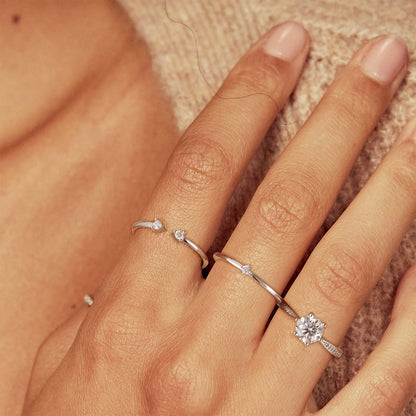 moissanite travel rings, round cut engagement rings, moissanite ring, moissanite wedding rings, affordable moissanite engagement rings, moissanite promise ring, 1ct moissanite rings