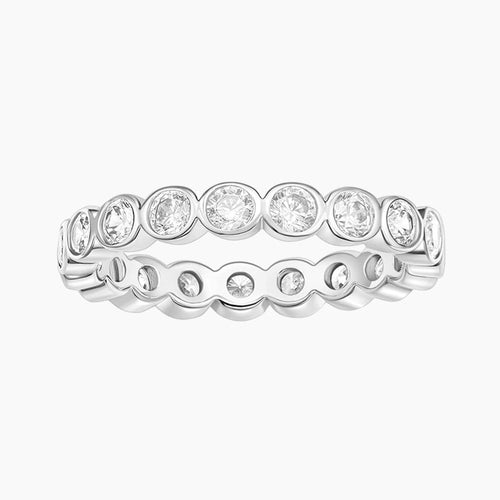 wedding band for women, s925 eternity rings, round cut eternity ring, sterling silver wedding band, round cut, s925 wedding band, cubic zirconia ring, stackable ring, affordable jewelry for woman, cheap ring under $50