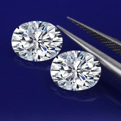 3 Carat 8*10mm Oval Shape Moissanite Loose Stones