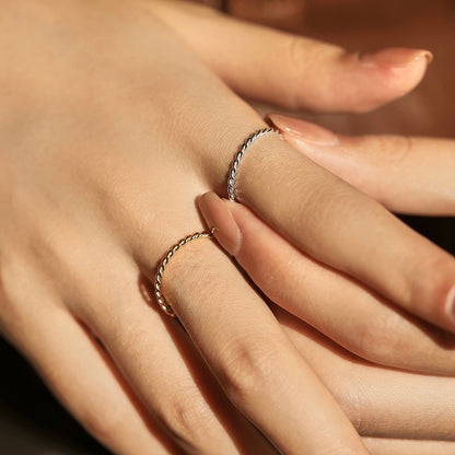 Interlace Spark Ring