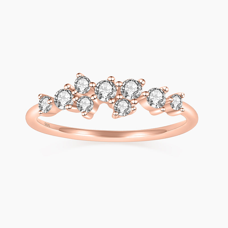 eternity rings for women, s925 wedding rings, stunning cz ring, dainty ring for women, minimalist engagement ring, minimalist wedding rings, cluster ring